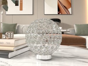 6262T-2 CRYSTAL GLOBE TABLE LAMP