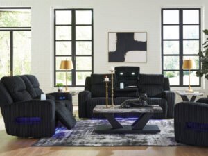 Ashley 642-02 - 2PC or 3PC Power Reclining LED/STEREO Set
