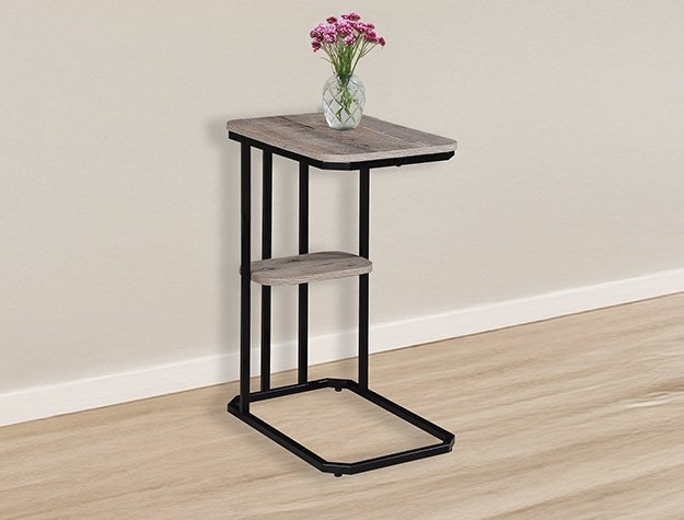 7267WG 7267WG IDA WEATHERED GREY CHAIRSIDE TABLE