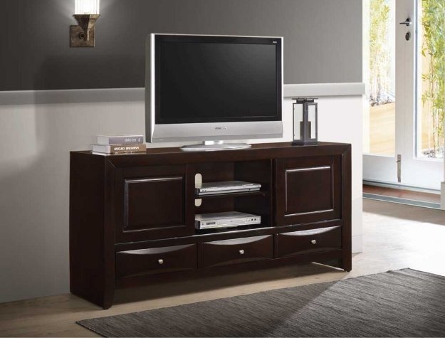 B4260-7 B4260-7 EMILY TV STAND DARK CHERRY