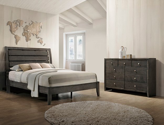 B4720 B4720-2P EVAN QUEEN BED, DRESSER