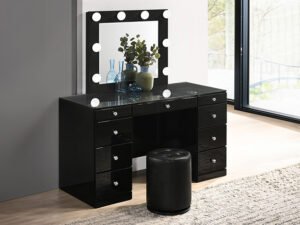 B4850BK-4852-11 AVERY/LUXO VANITY BLACK