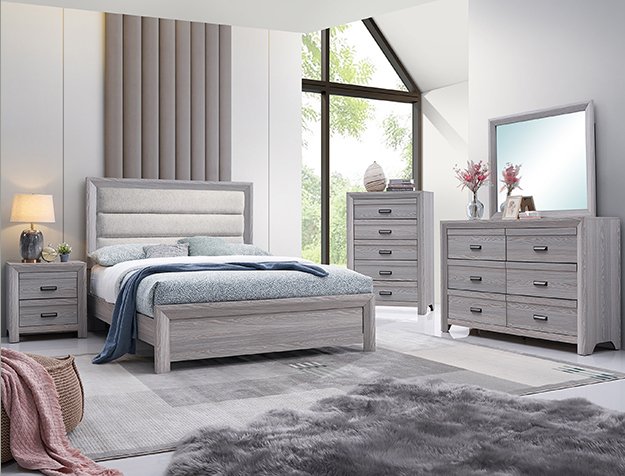 B6712 SETB6712 ADELAIDE UPHOLSTERED BEDROOM GROUP