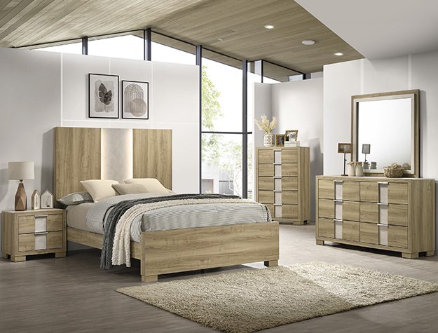 B6832 SETB6832 RANGLEY BEDROOM GROUP - DRIFTWOOD