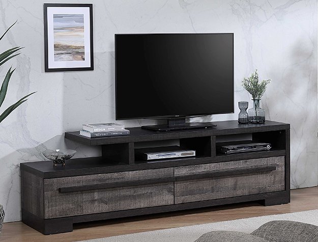 B8160-9 B8160-9 REMINGTON TV STAND GRAY/EBONY