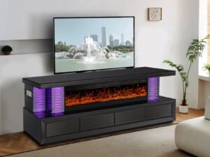 A98 TV STAND W/FIREPLACE