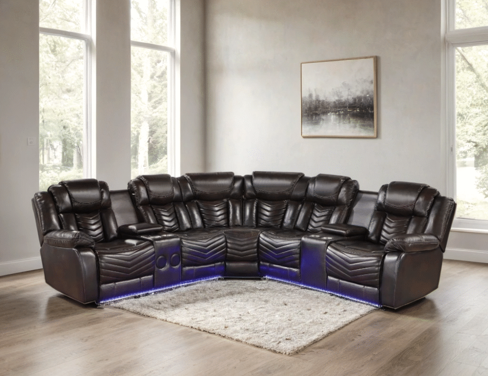 ace29-sectional-1_orig ACE29 Brown Reclining Sectional