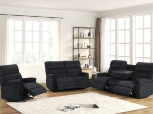 Albert Black - 3PC Reclining Set