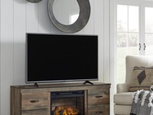 EW0446-268 - TV Stand w/Fireplace 60" L