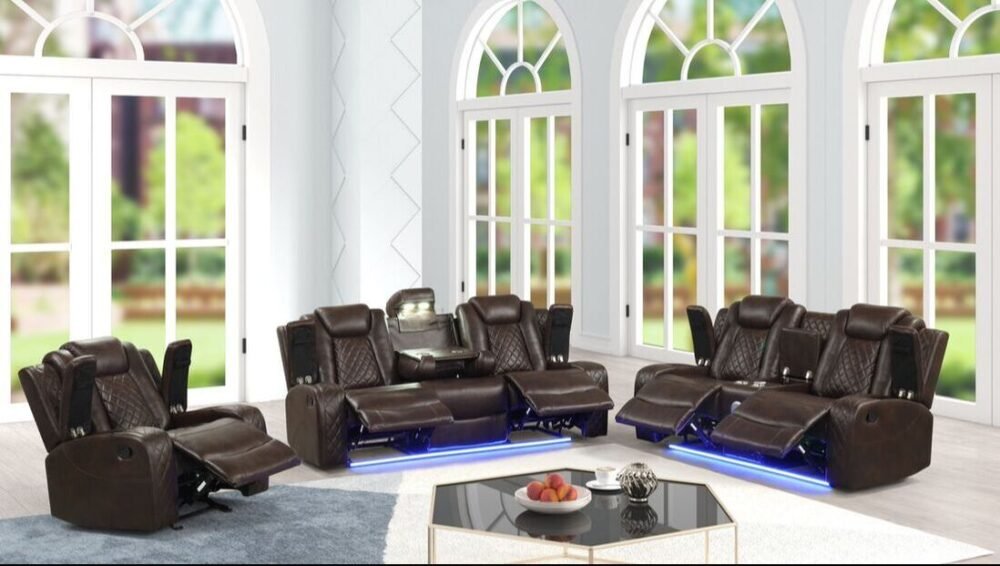 luzbrown-set-2 Luz Brown - 3PC Reclining Set