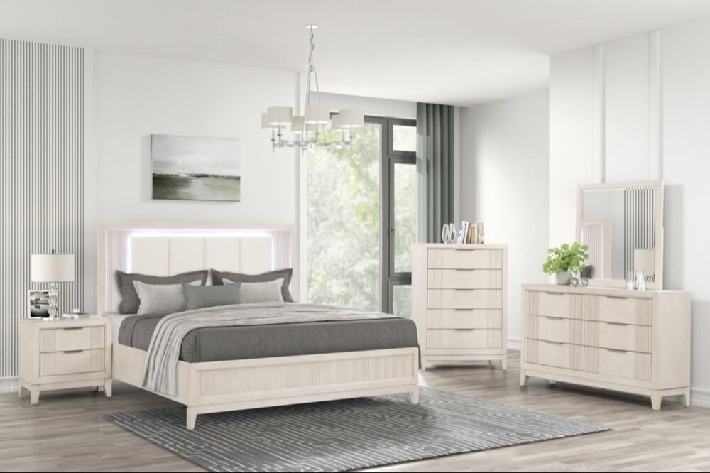 uptown-set-1 Uptown 4pc or 5pc Bedroom Set - Queen, King