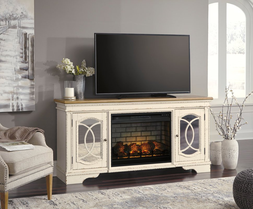 w743-68-w100-121_orig W743-68 - TV Stand w/Fireplace 74"L