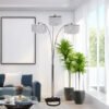 livinglamp3 84'' Chrome Tree Floor Lamp